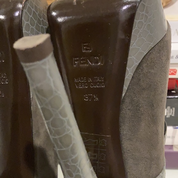 Fendi Mary Jane Platform Stilettos - Picture 7 of 8